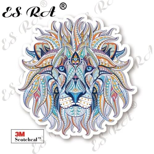Laptop Stickers Aesthetic Decorate Lion Head Pegatinas Vinyl Animal Decals Waterproof for Car Stationary Pitcher Laptop Luggage