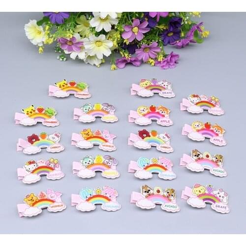 Wholesale cute girls teeth metal hair comb clips claw hairpins for kids hair clips designer Hair Accessories R04
