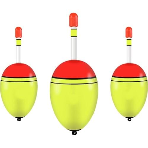 LEDIAO 2Pcs Fishing Float EVA Luminous Floating Sea Rock Fishing Striking Hard Tail Belly Floats Carp Fishing Tackle Accessories