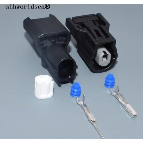 Shhworldsea 1 Pin Waterproof Car Connector 6189-0940 6188-0657 Air Pump Generator Socket For Honda Accord Odyssey CRV Fit Civic