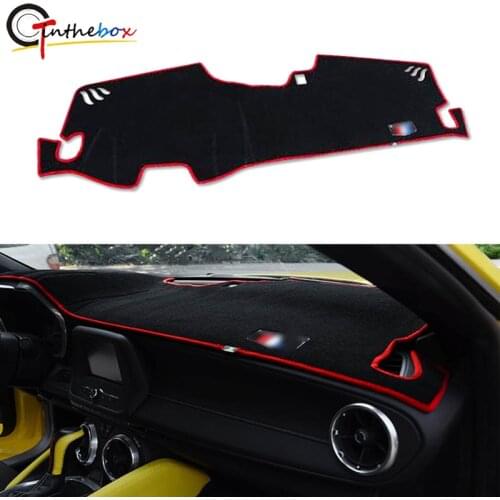 GTinthebox Dashboard Dash Mat Sun Protector Cover Pad For 2016-2017 Chevrolet Chevy Camaro