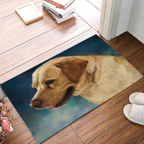 Golden Retriever Avatar Anti-Slip Doormat Bedroom Kitchen Mat Bathroom Rug Home Doormat for Entrance Door