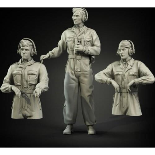 1/35 Resin Figure Building Kit Tankers