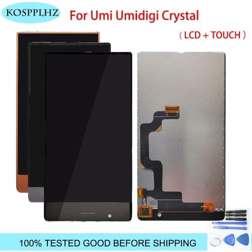 5.5 inch For Umidigi umi crystal LCD Display+Touch Screen Digitizer LCD Screen Glass Panel Assembly +tools