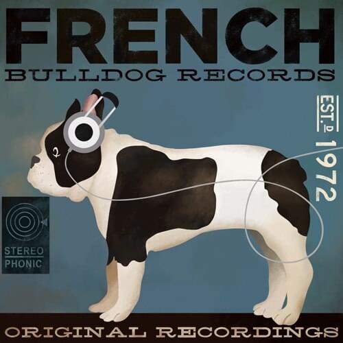 Free shipping modern cartoon headset labrador dog oil painting canvas painting printed on canvas wall art decoration picture