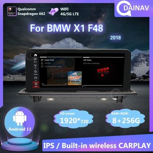 CarPlay 256GB 2 Din Android 11 Car Stereo Video Player For BMW X1 F48 2018 EVO System Car Radio Autoradio Head Unit GPS