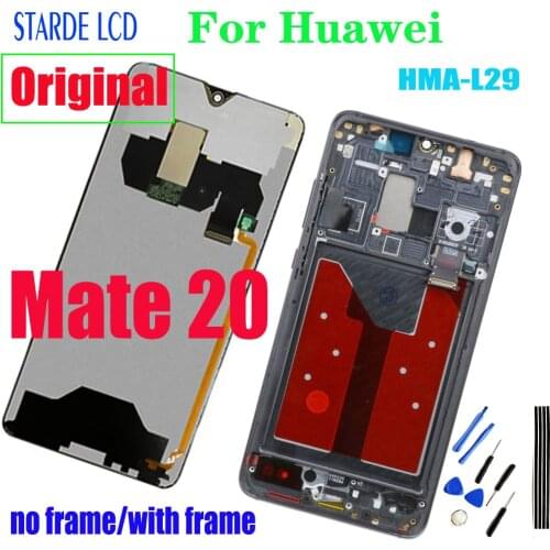 Original 6.53''LCD For Huawei Mate20 Mate 20 HMA-L29 LCD Display Touch Touch Digitizer Replacement For Huawei Mate 20 LCD Screen