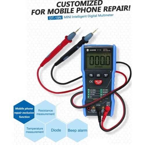 DT-19N Ammeter High-precision Intelligent MINI household digital display alternating current Electrician Universal electric mete