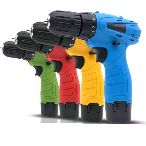 12v Power Tools Electric Drill Electric Cordless Drill 1 Battery Screwdriver Mini Drill Electric Drilling Eu Plug Paper box