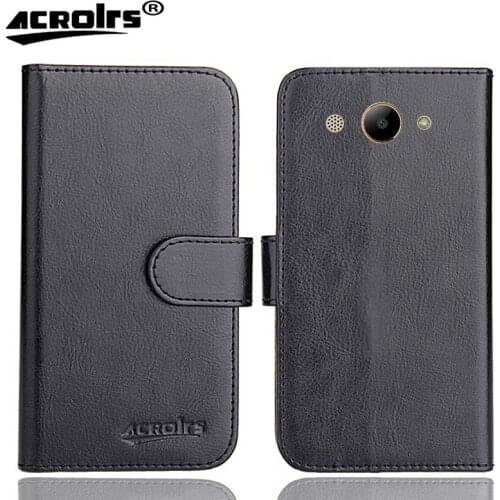 Huawei Y3 2018 Case 5" 6 Colors Flip Fashion Soft Leather Crazy Horse Exclusive Phone Cover Cases Wallet Funda Coque