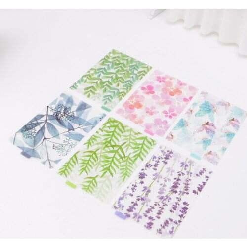 A5 A6 A7 Catoon Clear Divider Index Pages Classified Sorter For 6-Holes Binder