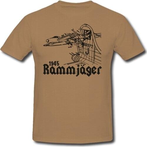 T-Shirt 2020 Fashion Men Hot Sale Men T Shirt Fashion Rammjager Luftwaffe Wk 2 Kamikaze Short Sleeve
