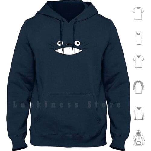 Totoro Smile hoodies My Neighbor Totoro My Neighbour Totoro Totoro Face Smile Anime Hayao Miyazaki