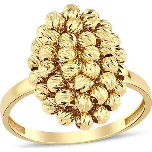 14k Gold Dorica Oval Ring W4Y28035