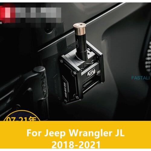For Jeep Wrangler JL 2018-2021 Antenna Cover Modification Wake Up Antenna Set Base Decoration Accessories high quality