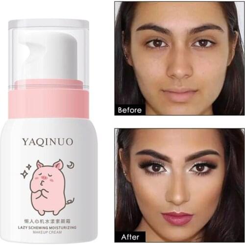 Concealer Skin Cream Moisturizing Isolation Brightening Acne Marks Nude Makeup Nourish Niacinamide Unisex Facial Makeup 60ml
