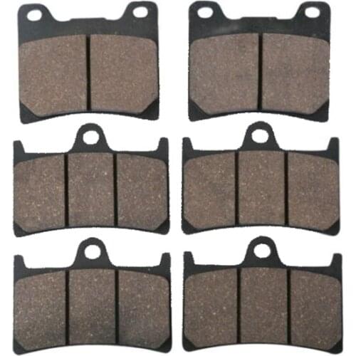 Motorcycle Sintered Semi-Metallic Front Rear Brake Pads For YAMAHA FZ8 Fazer YZF 1000 R1 YZFR1 YZF1000 2010