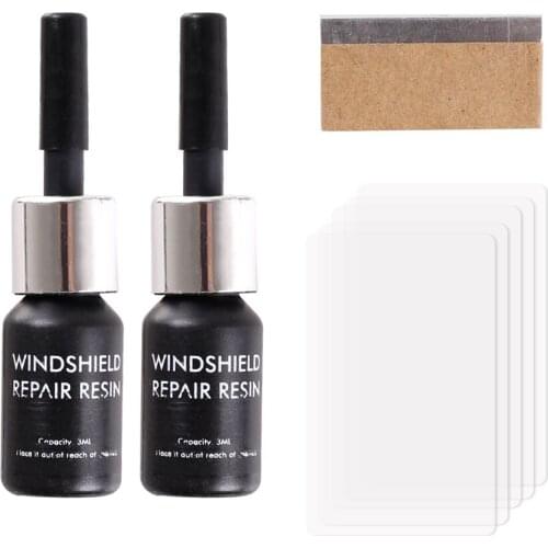 Car windshield nano repair liquid car window glass crack chip special repair kit glass repair liquid repair water accessories