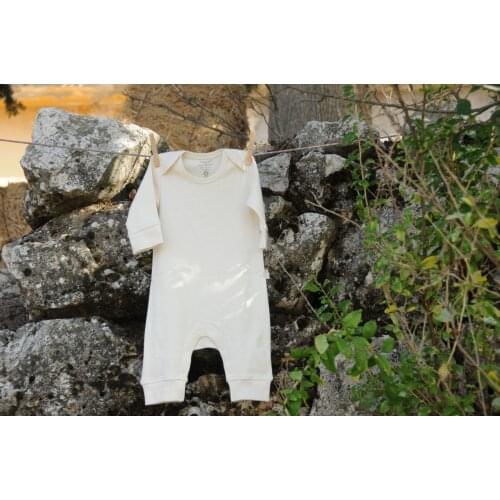 Naturaborn GOTS Certified Organic Long Sleeve Baby Romper