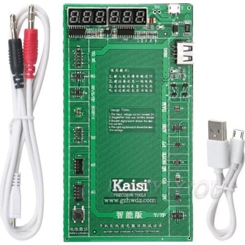 Kaisi K9208 Professional Battery Activation Board Plate Charging Cable Jig for iPhone XR XS MAX 8 Plus 8 7 Plus 7 6s 6 5