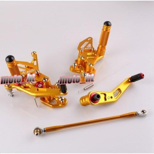 Adjustment Rider Motorcycle Rearset Rear Set Footpegs For Suzuki GSXR600 GSXR750 2006 2007 2008 2009 2010 2011 2012 2013K6 K8