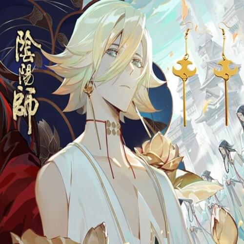 Game Yin-Yang Master Earrings Creative Long Pendant Ear Drop Deco Jewelry Cosplay Earring Gift for Friends Party Accessory NEW