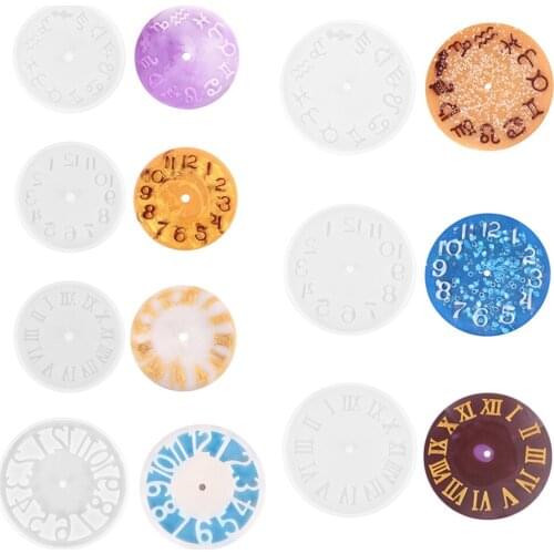 Clock Silicone Molds Handmade DIY Crafts Making Tools Silicone Casting Mould Home Decoration Craft Supplies PI