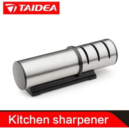 TAIDEA knife sharpener kitchen tools knife sharpening system diamond Tungsten steel Ceramic grinding honing tools