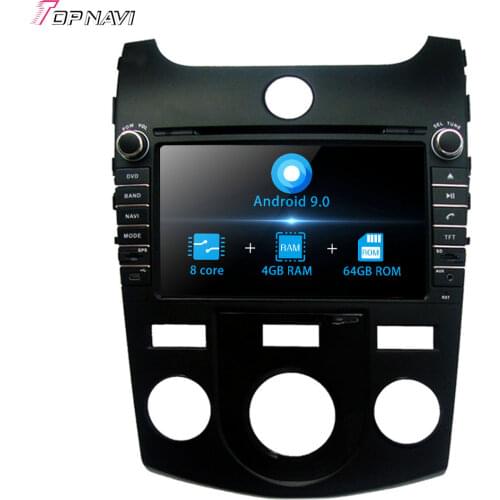 8'' Octa Core Android 9.0 Car Radio GPS player For KIA CERATO/FORTE Manual Air-Conditioner version 2008-2012 Stereo system 2Din