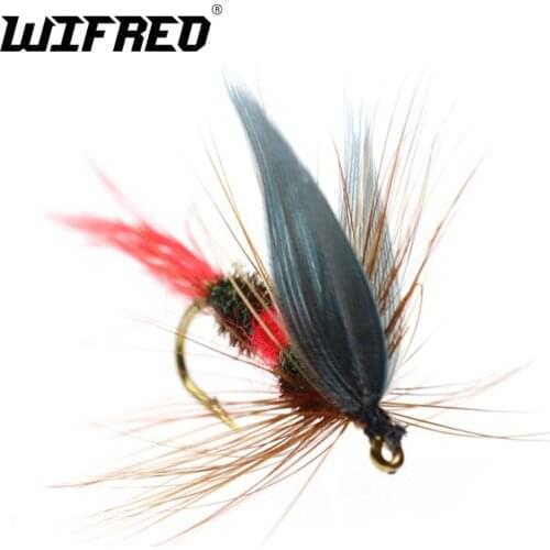 Wifreo 8PCS #10 Royal Wulff Trout Fly Fishing Dry Flies for Rainbow Brook Brown Trout Atlantic Salmon Steelies Lures Attractors