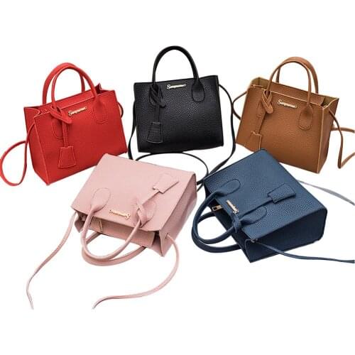 Women PU Crossbody Shoulde Bag Faux Leather Wallets Female Handbag with Top Handle & Adjustable Strap Holders