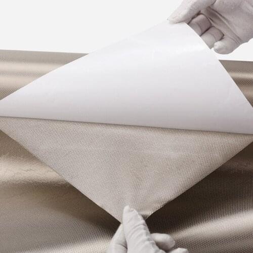 100x110cm RFID/EMI Lattice Fabric EMF Shielding Anti Radiation Blocking Mobile Phone Signals Wifi Self-Adhesive Wall Stickers