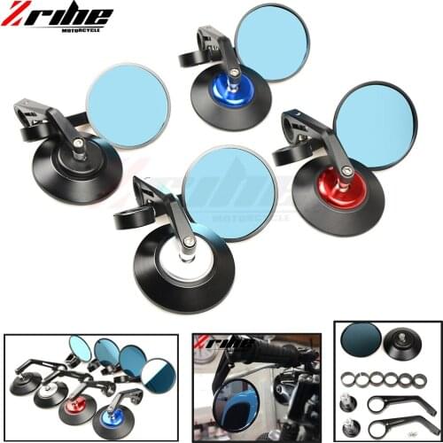 7/8" Universal Motorcycle Mirror View Side Rear Mirror For honda cb650f cbr125 pcx 125 msx 125 nc750x Yamaha mt07 fz07 R1 R15