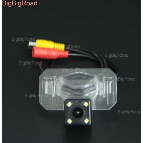 BigBigRoad Car Intelligent Track Rear View Camera Connect to Original Screen For Honda CRV CR-V 2013 2014 2015 Night Vision