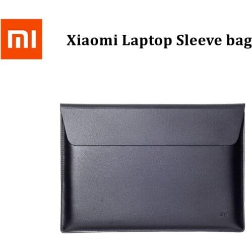 Original Xiaomi Laptop Sleeve bags case 12.5 inch for Notebook Macbook Air 11.6 Macbook 12inch PU material Portable