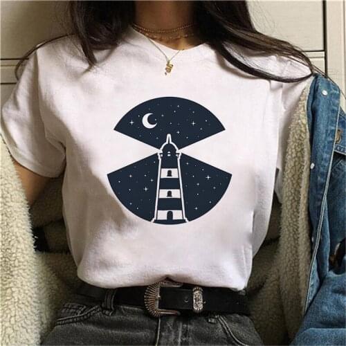 Environmental ProtectionPrint T Shirt Women 90s Fashion T-shirt Graphic Cute Cartoon Tshirt Korean Style Top Tees Female