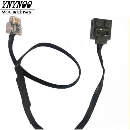 Electri Power Parts Functions 25cm The Wedo 2.0 Crystal Connector Cable Building Blocks for EV3 Classic 9686 Robotics Diy Toys