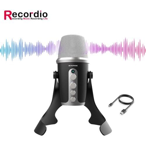GAM-U11 Professional USB Condender Microphone With Desktop Stand Noise Cancellation Mikrofon For Gaming Recording