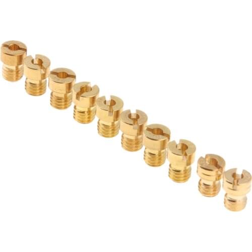 10Pcs Carburetor M5 Main Jet Kit 130 - 150 For Motorcycle Keihin OKO PWK