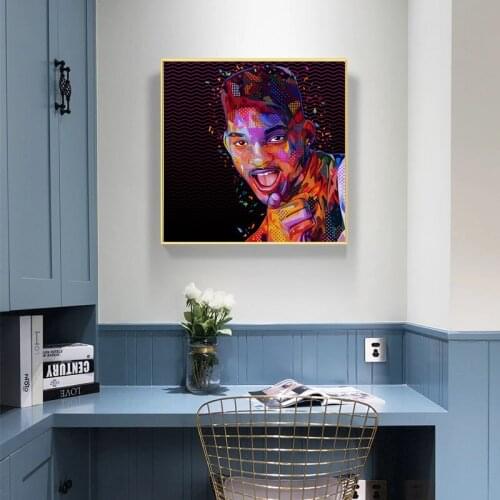 Canvas Painting Famous People Colorful Decorative Painting Poster and Print Wall Art Picture for Living Room Home Decoration