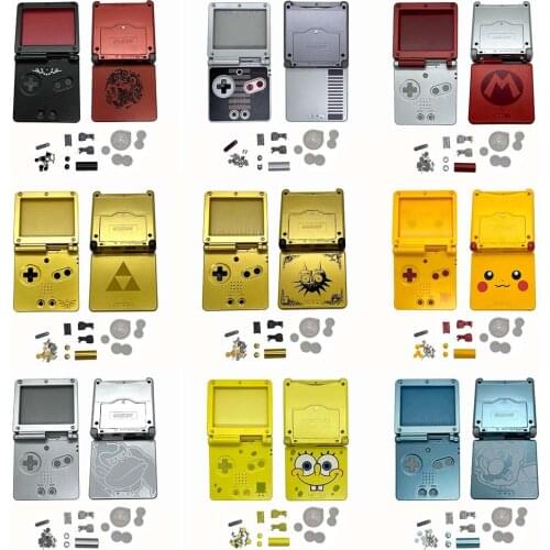 New Housing Shell for Nintend Gameboy Advance SP GBA SP Shell Replacement For GBASP Game Console Housing Case Cover With Buttons
