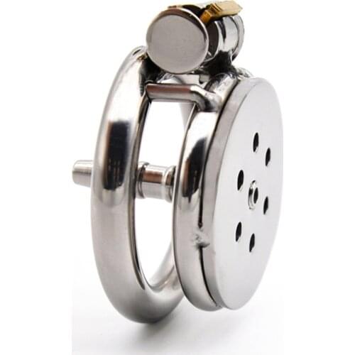 Male Chastity Cage Stainless Steel Removable Catheter Penis Cock Ring Lock Bdsm Sex Toys For Men 18+ Adults Couples Gay Games