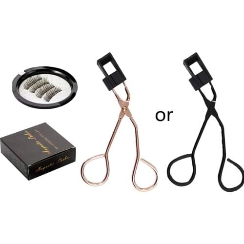 Reusable Magnetic Lashes Clip Eyelashes Set with Magnets Lash Applicator Tool Lashes Clip 3D Magnetic Falses Eyelashes