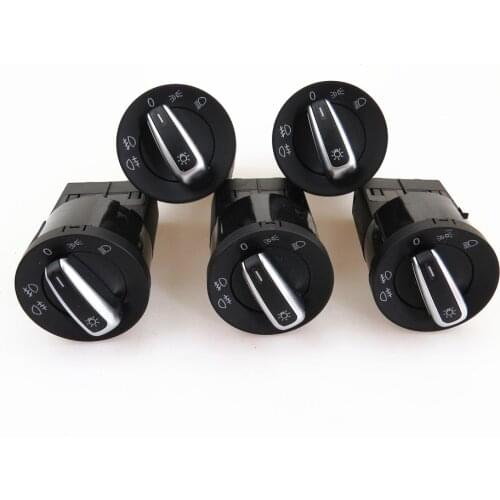 TUKE Qty5 3BD 941 531 A 3BD941531A For VW Golf GTI Jetta 4 Beetle Passat B5 Bora Chrome Headlight Switch with Fog Light Control