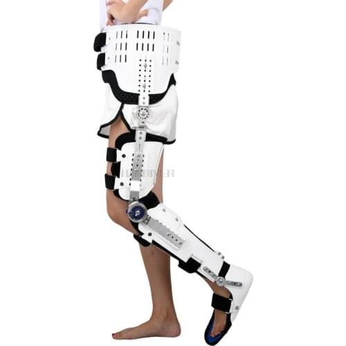 Adult adjustable hip hipbone the waist knee ankle foot joint height with a fixed a paraplegic walking gear