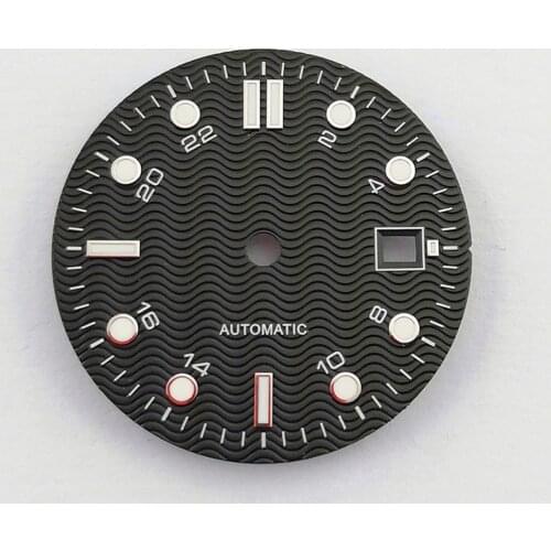 Replacement 31MM Luminous Watch Dial for ETA 2836 / 2824 Mingzhu DG2813 / 3804 Watch Repair Part