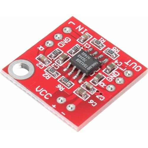 Stereo TDA1308 Headphone Amplifier Board Headset Amp Preamplifier Board Module 3V-6V For arduino diy Red