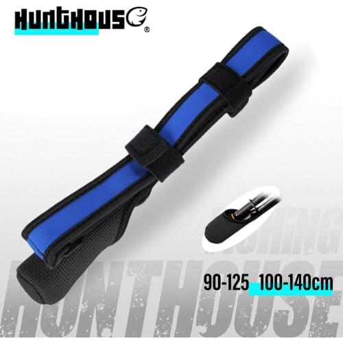 Hunthouse Fishing Rod tip protective bag 90-125 100-140cm Adjust Length Freely Neoprene Fishing Bag Velcro Tie Fishing Tackle