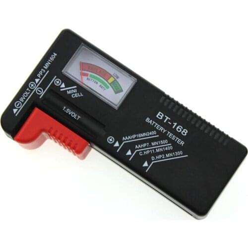 Universal Digital Battery Tester BT168 battery tester pointer battery capacity tester digital battery tester voltage detector