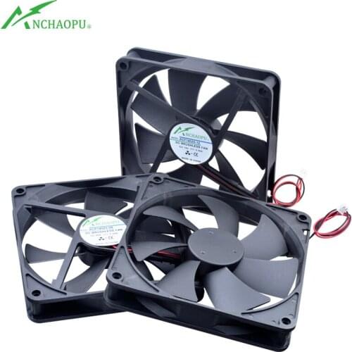 ACP14025 14cm 140mm fan 140x140x25mm DC5V 12V 24V 2pin Cooling fan suitable for PC case power supply router inverter